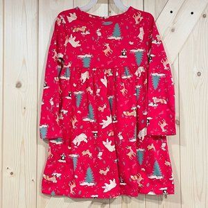 5/$20 NEW 3T Winter Wonderland Girls Christmas Dress w/ Pockets